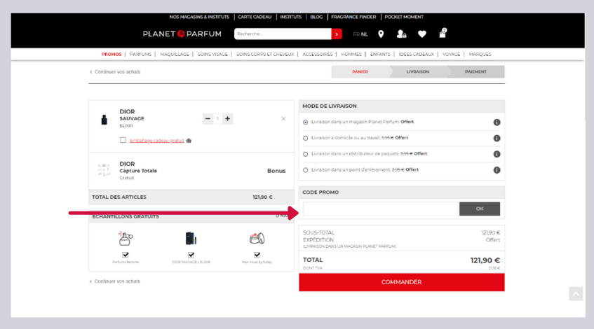 hoe gebruik ik een planet parfum kortingscode