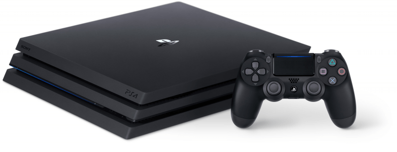 PlayStation 4 Pro with controller