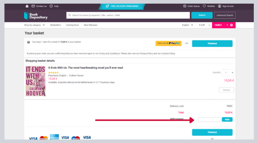 hoe gebruik ik een the book depository kortingscode.png